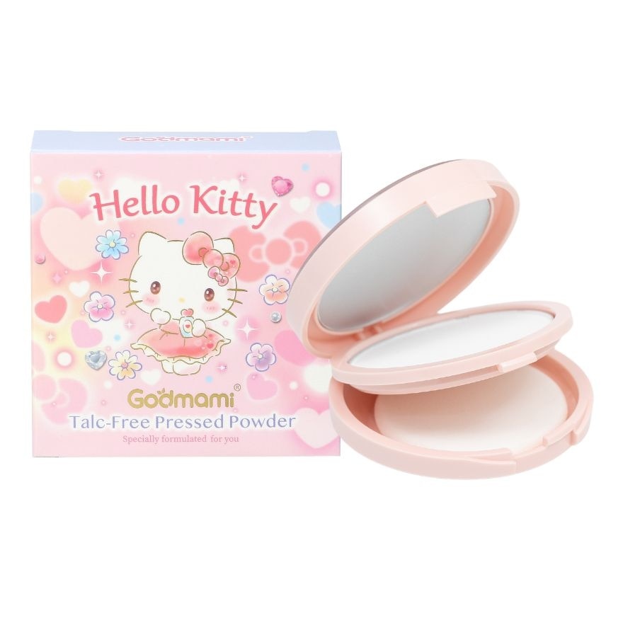 Godmami Talc-Free Pressed Powder 10g. 01 White Snow Drop