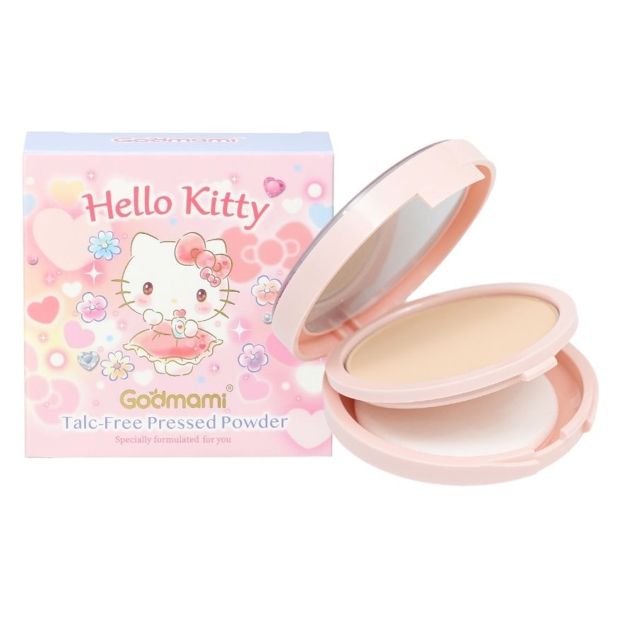 Godmami Talc-Free Pressed Powder 10g. 03 Caramel Pudding