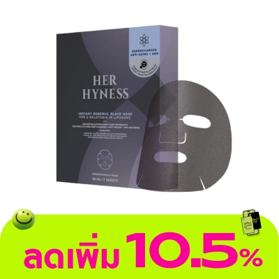Her Hyness - Her Hyness Instant Renewal Black Mask 25 ml. x 7 sheets