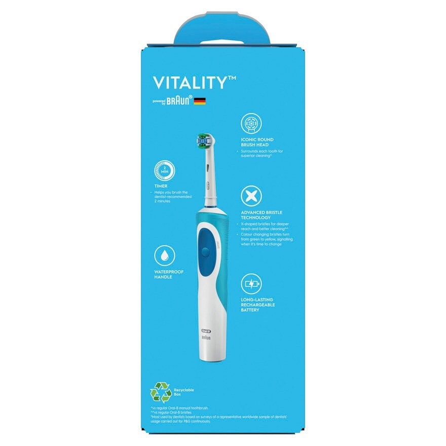 Oral-B Electric Power Toothbrush Vitality Everyday Clean 1's