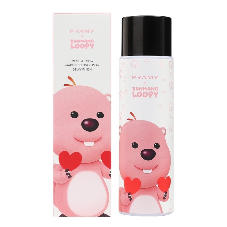 Pramy Pramy Zanmang Loopy Moisturizing Makeup Setting Spray Dewy Finish 100ml.