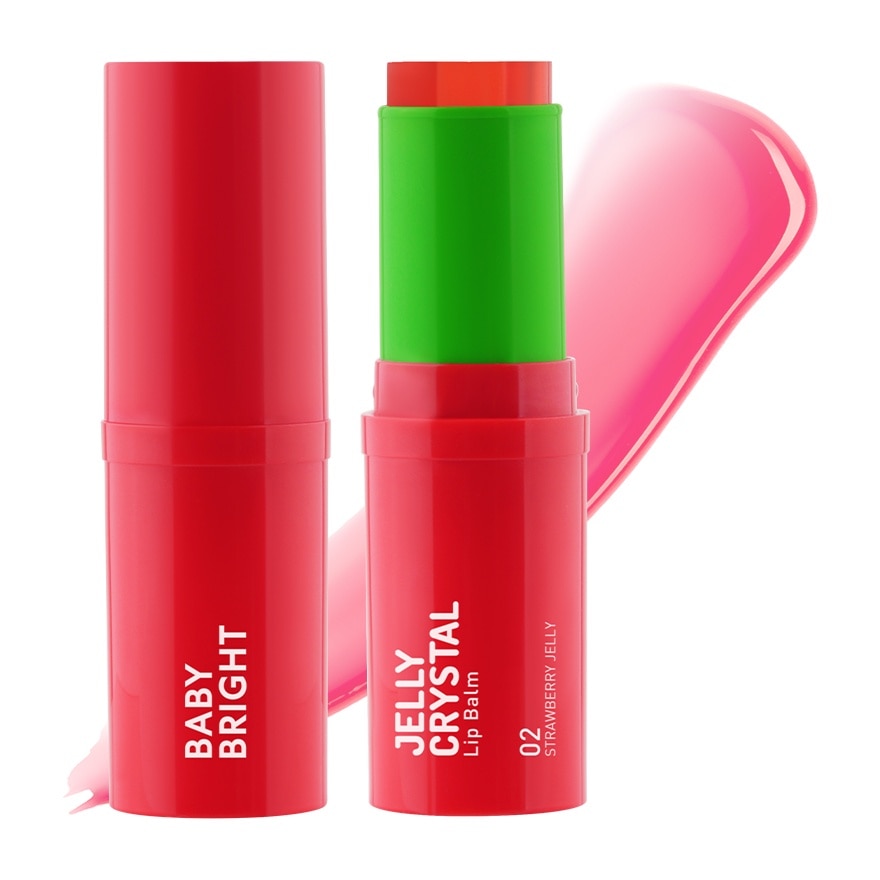 Baby Bright Jelly Crystal Lip Balm 6.4g. 02 Strawberry Jelly