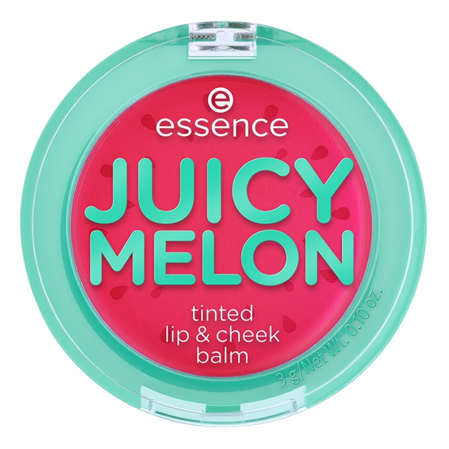 Essence เอสเซนส์ จู๊ซซี่ เมล่อน ทินท์เท็ด ลิป แอนด์ ชีค บาล์ม 3ก. ชมพู