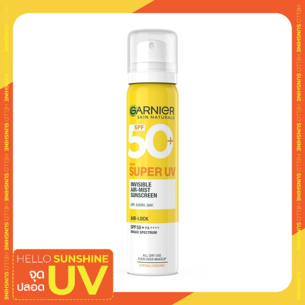 Garnier Garnier Skin Naturals Spray Super UV Invisible Air-Mist Sunscreen 75 Ml.