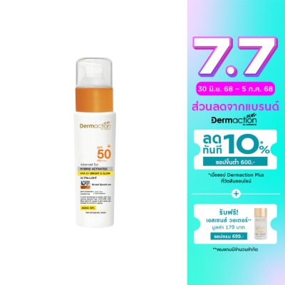 Dermaction Plus by Watsons Dermaction Plus By Watsons Advanced SunHybrid Activated Hya C+ BrightGlow Aqua Gel Sp