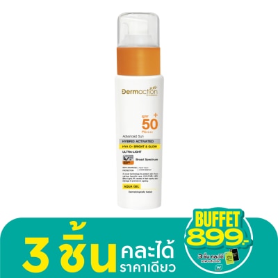 Dermaction Plus by Watsons Advanced SunHybrid Activated Hya C+ BrightGlow Aqua Gel Sp