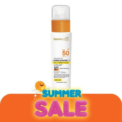 Dermaction Plus by Watsons - แอดวานซ์ซันไฮบริดแอคทิเวทิด ไฮยาซีพลัส ไบรท์โกลว์ อะควา เจล 40มล.