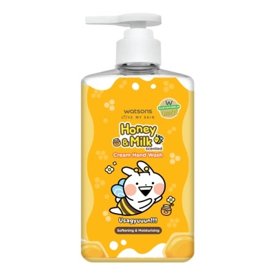 Watsons Watsons Love My Skin Honey  Milk Scented Cream Hand Wash 500ml. (Usagyuuuun)