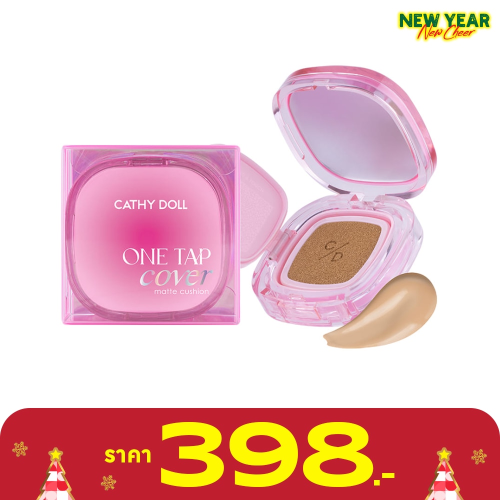 Cathy Doll One Tap Cover Matte Cushion SPF50+ PA++++ 12g. 03 Medium Beige