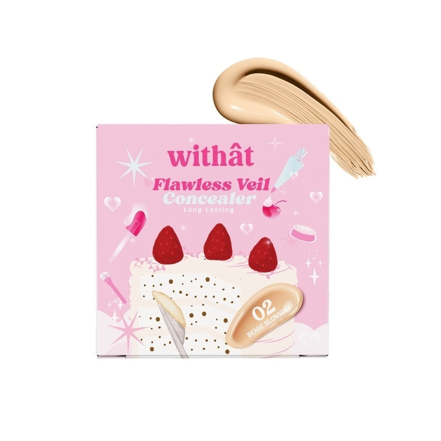 Withat วิทแทท ฟลอว์เลส เวล คอนซีลเลอร์ 5ก. 02 เบจ บลอสซั่ม