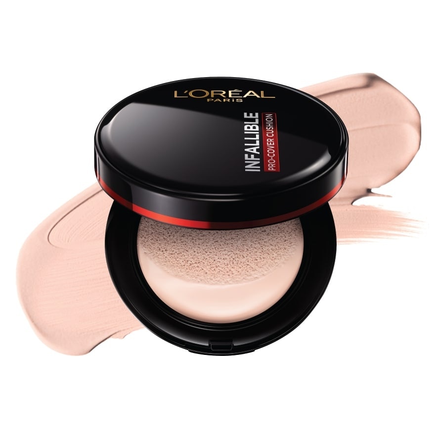 L'Oreal Makeup ลอรีอัล ปารีส อินฟอลลิเบิล โปร-คัฟเวอร์ คุชชั่น 14ก. 200