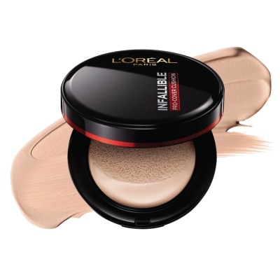 L'OREAL MAKEUP ลอรีอัล ปารีส อินฟอลลิเบิล โปร-คัฟเวอร์ คุชชั่น 14ก. 320
