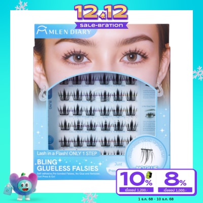 Mlen Diary Mlen Diary Glueless Falsies Eyelashes 7Rows Bling