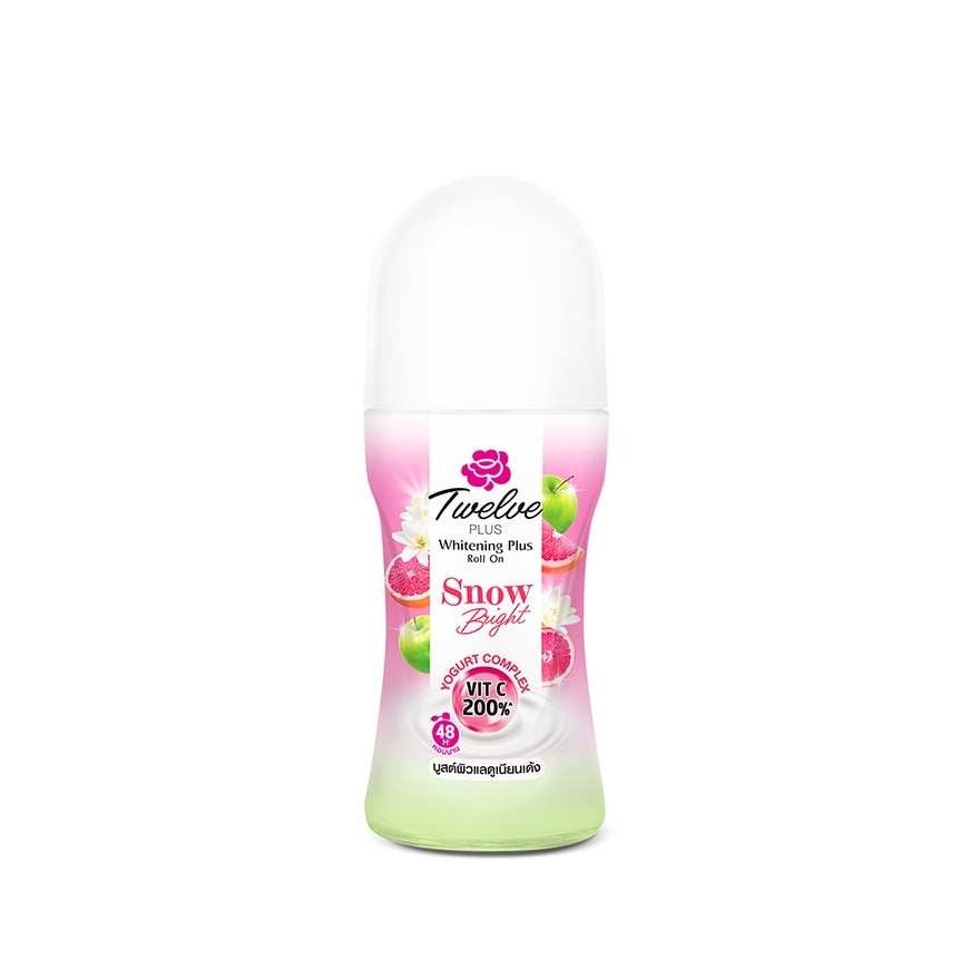 Twelve Plus Twelve Plus Roll On Whitening Plus Snow Bright Grapefruit 40 Ml.