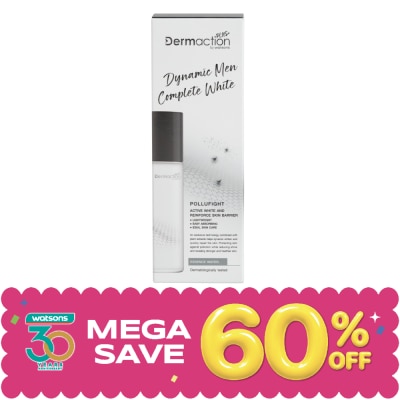 Dermaction Plus by Watsons - ไดนามิค เมน คอมพลีท ไวท์ เอสเซ้นส์ วอเตอร์ 100มล. image