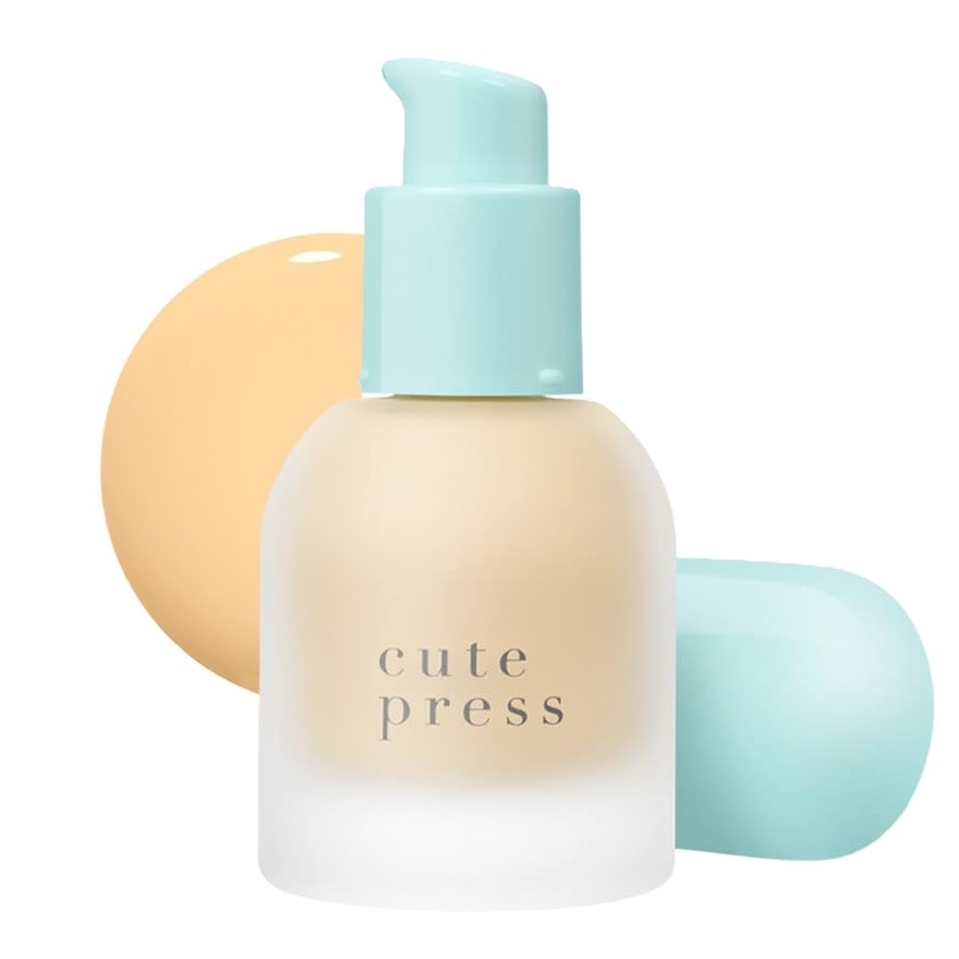 Cute Press Foundation Hybrid SPF50 PA++++ 30ml. Y20 Warm Ivory
