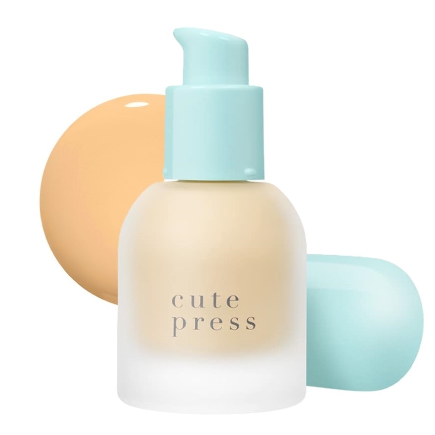 Cute Press คิวท์เพรส ฟาวเดชั่น ไฮบริด SPF50 PA++++ 30มล. N40 ไลท์