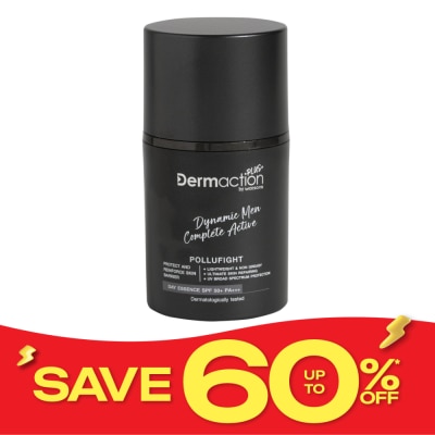Dermaction Plus by Watsons Dynamic Men Complete Active Day Essence SPF 50+ PA+++ 50ml image