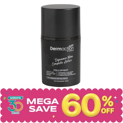 Dermaction Plus by Watsons - ไดนามิคเมน คอมพลีทแอคทีฟ เดย์เอสเซ้นส์ เอสพีเอฟ 50+ image