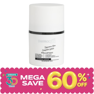 Dermaction Plus by Watsons - Dynamic Men Complete White Intensive Serum 30ml. image