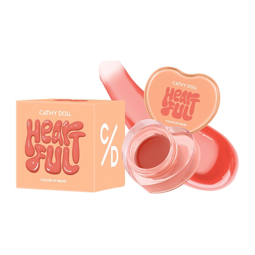 Cathy Doll Heartful Color Lip Mask 7g. 06 Fresh Apricot