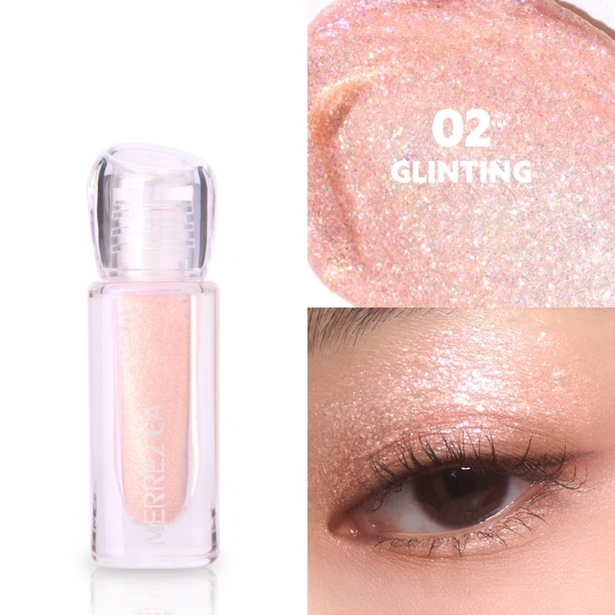 Merrezca Liquid Glitter Eyeshadoe 5g. 02 Glinting