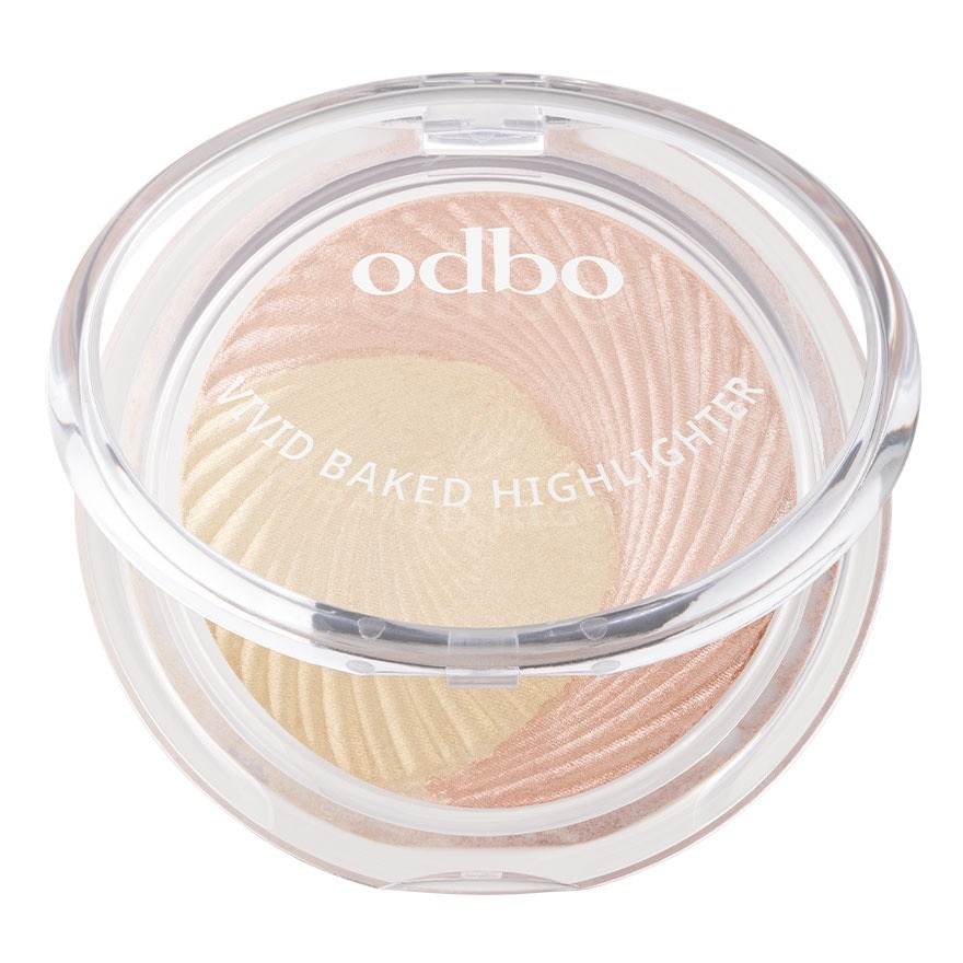 Odbo Vivid Baked Highlighter 7.5g. 03 Golden Wink