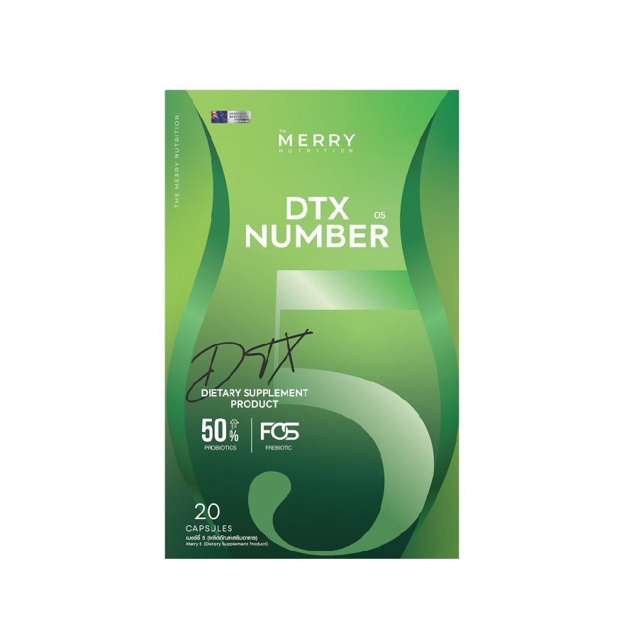 The Merry DTX No.5 (Food Supplement) 20 Capsules