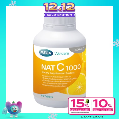 Mega Mega Nat C 1000 60 Tablets