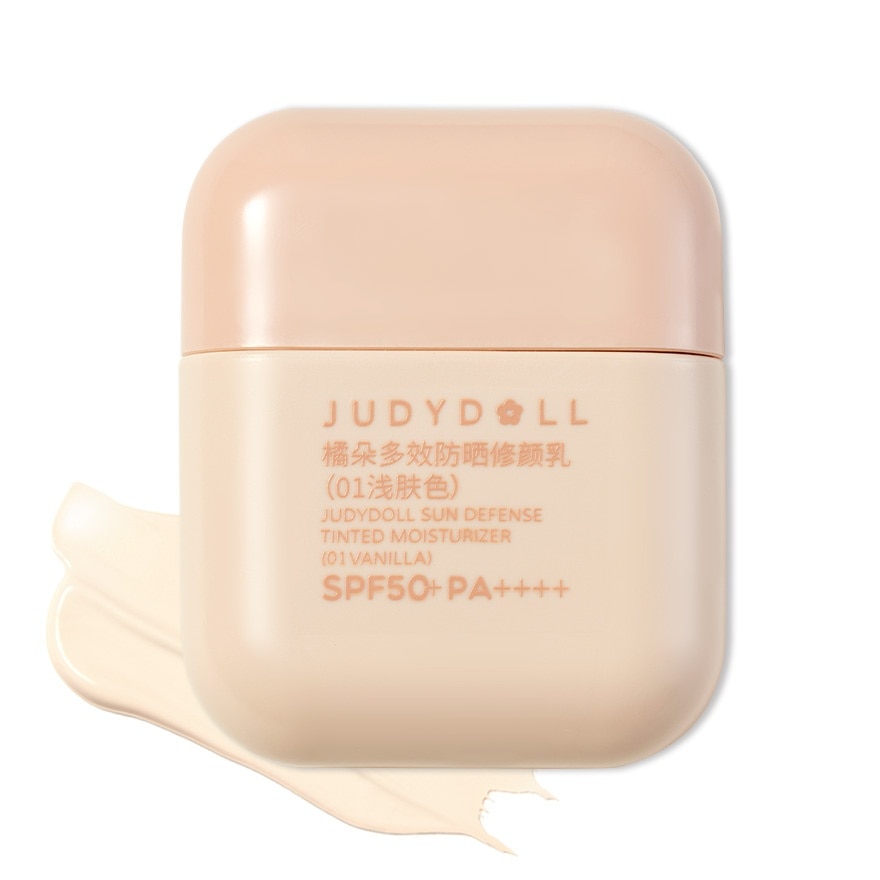 จูดี้ดอล ซัน ดีเฟนซ์ ทินท์ มอยส์เจอร์ไรเซอร์ SPF50 PA ++++15ก. 01 วานิลลา