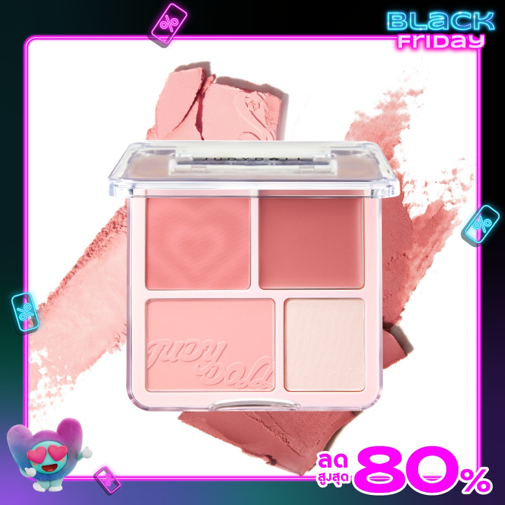 จูดี้ดอล บลัช ไฮไลท์ พาเลท 9ก. 02 เอเนอร์เจทิค พีช