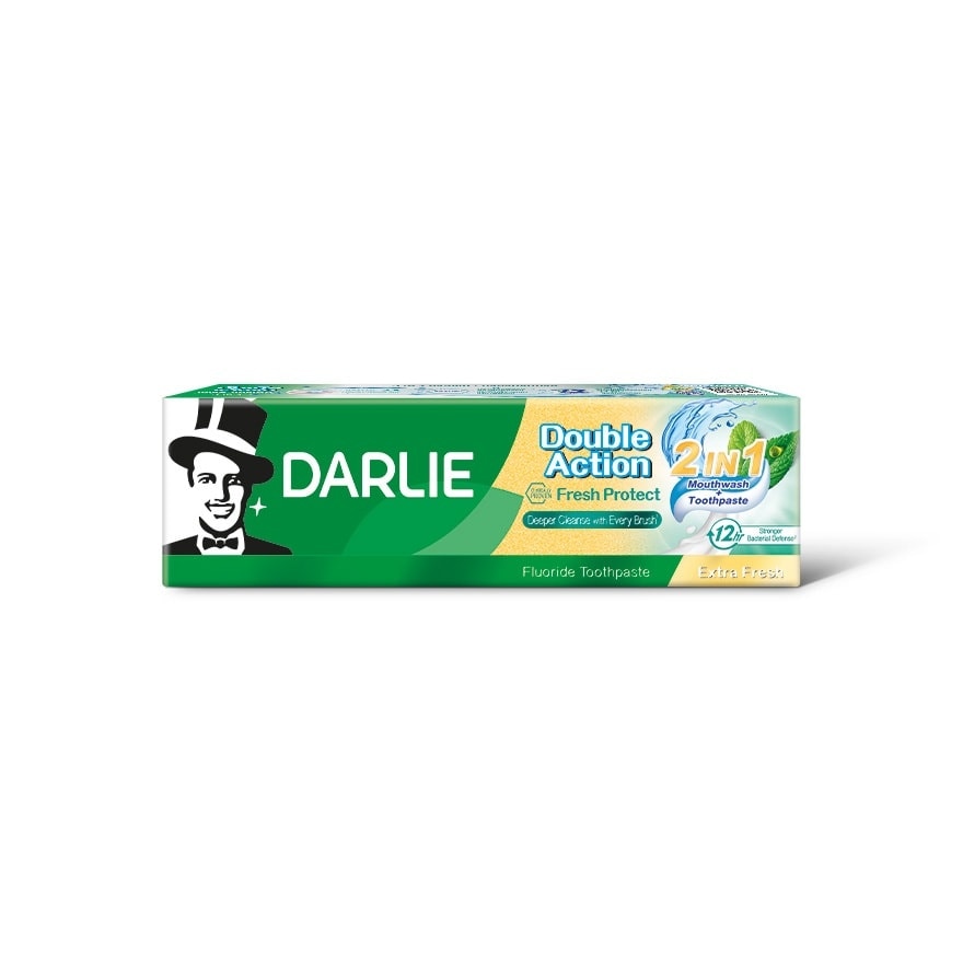 Darlie Mouthwash+Toothpaste Double Action Fresh Protect 2 in 1 100 G.