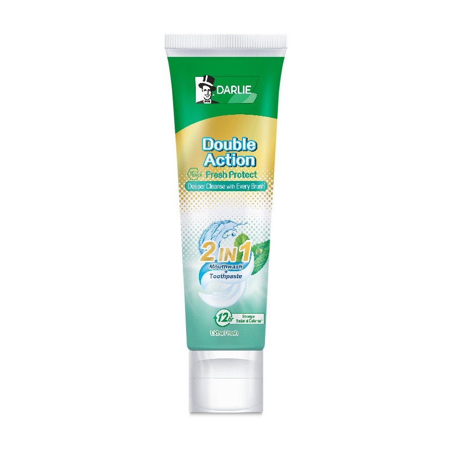 Darlie Mouthwash+Toothpaste Double Action Fresh Protect 2 in 1 100 G.