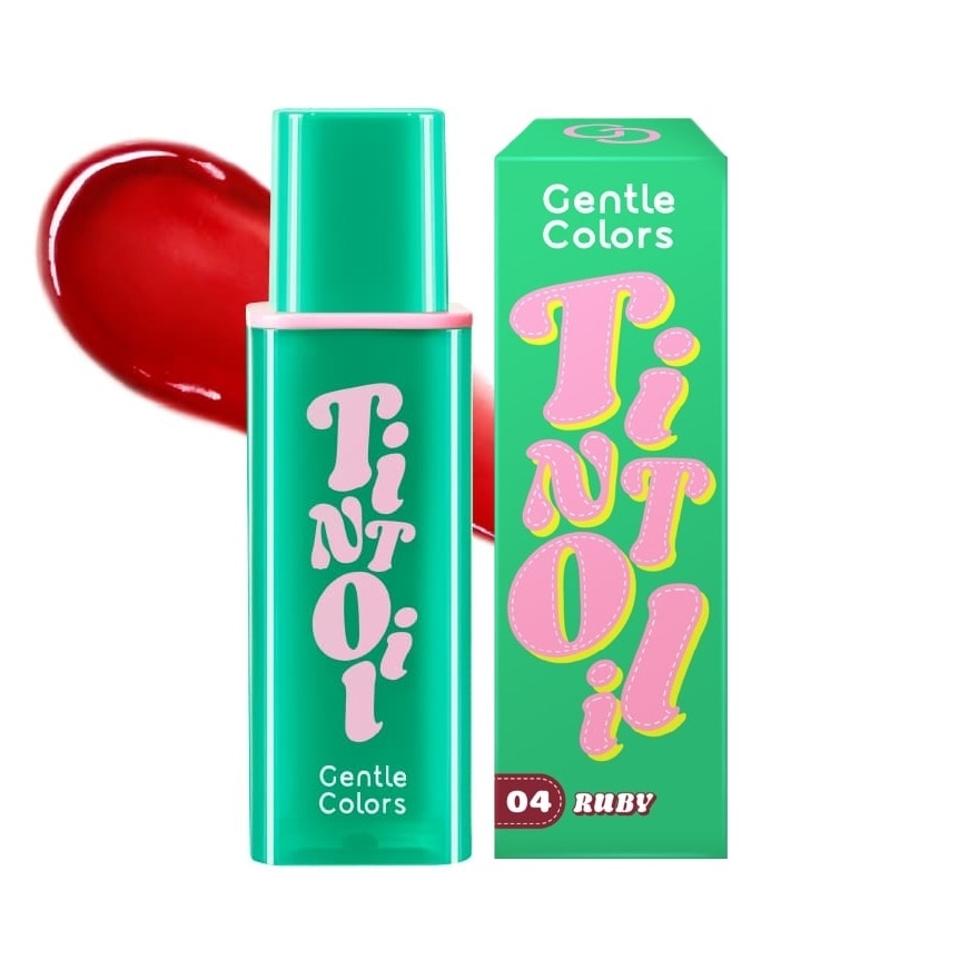 Gentle Colors Tint Oil Lip 4.5g. 04 Ruby
