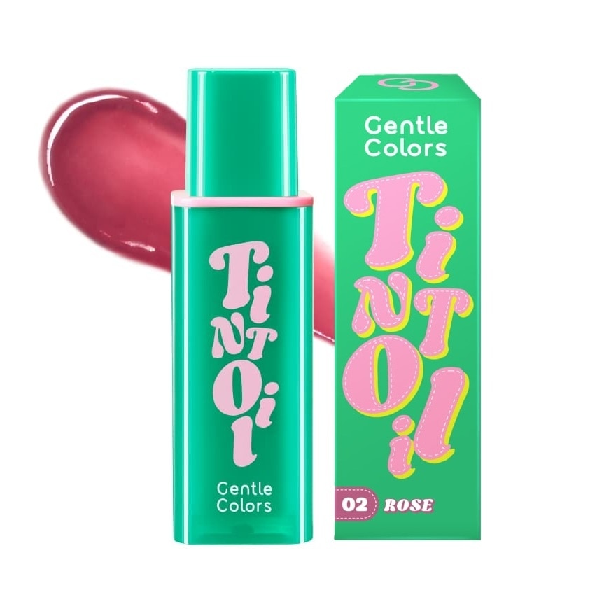 Gentle Colors Tint Oil Lip 4.5g. 02 Rose