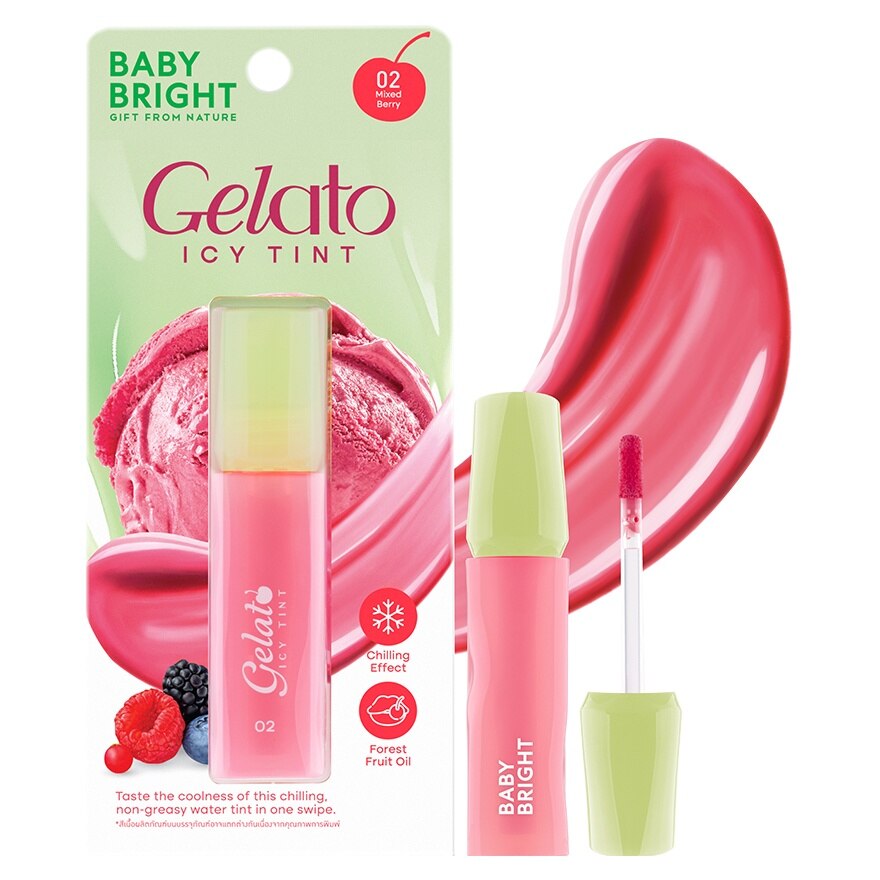 Baby Bright Gelato Icy LipTint 3g. 02 Mixed Berry | Watsons.co.th