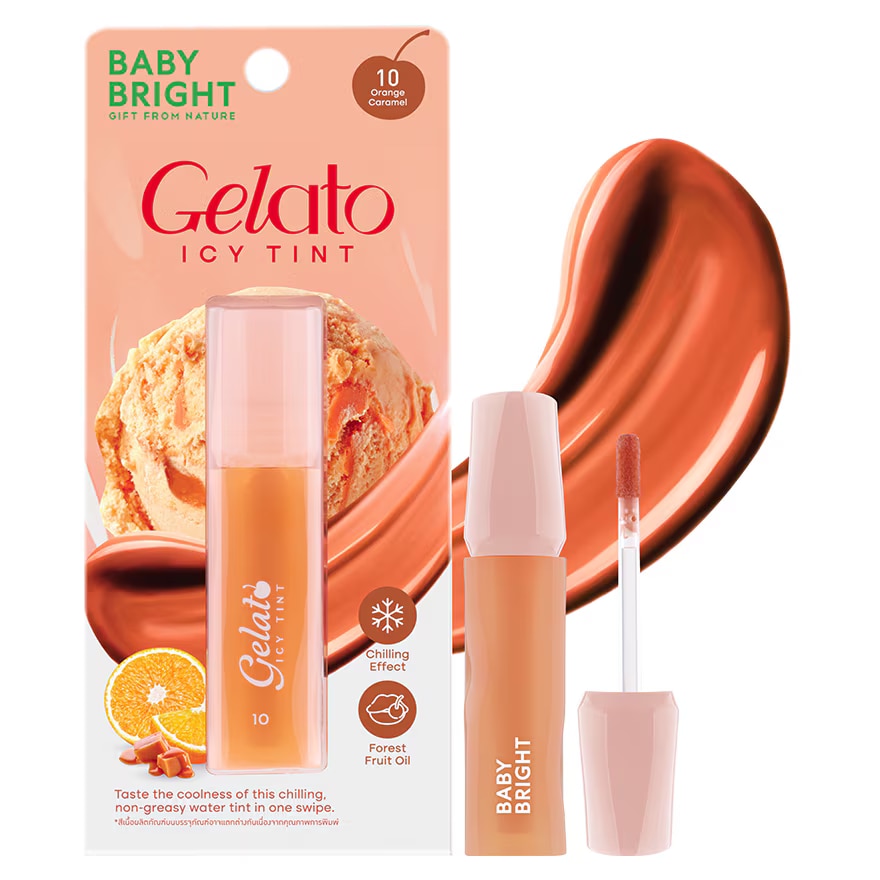 Baby Bright Gelato Icy LipTint 3g. 10 Orange Caramel