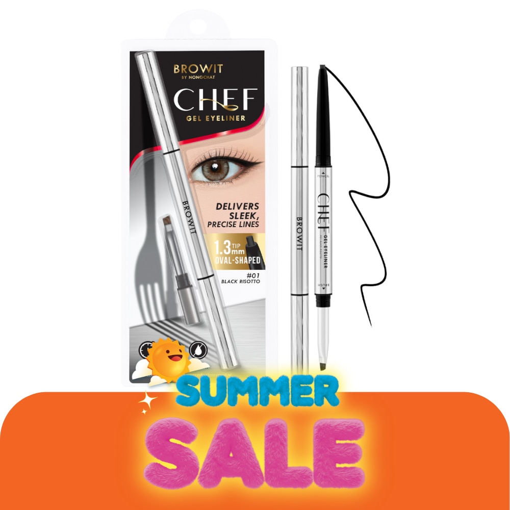 Browit Chef Gel Eyeliner 0.06g. 01 Black Risotto
