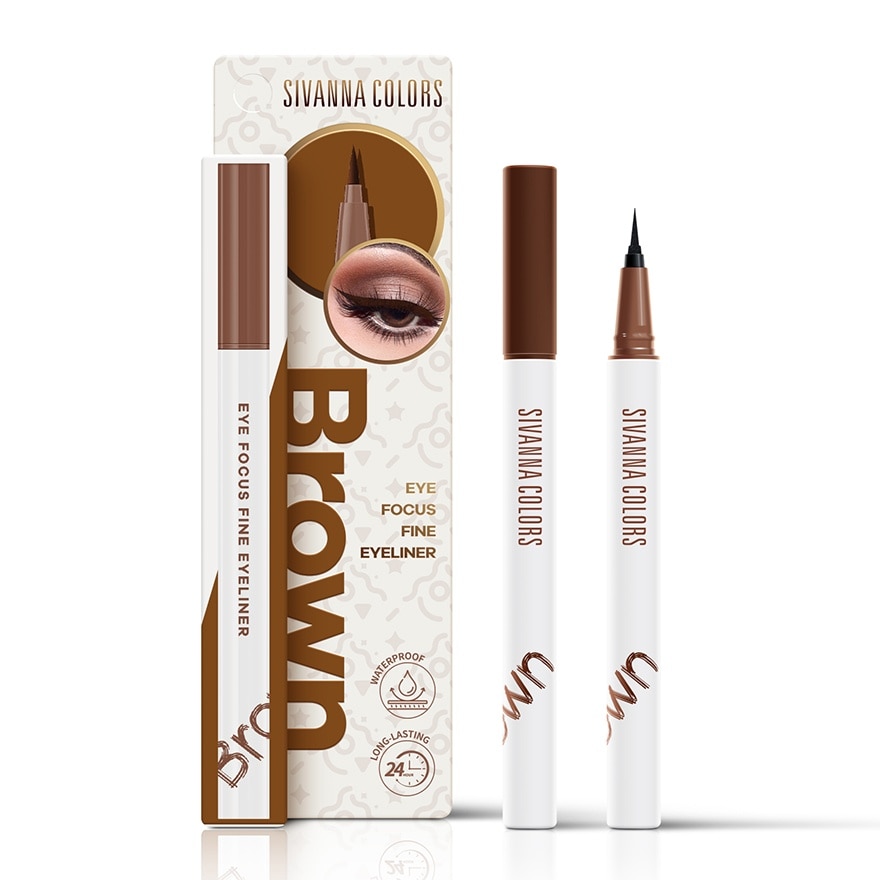 Sivanna Colors Eye Focus Fine Eyeliner 0.8g. 02 Brown