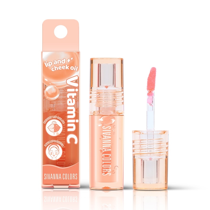 Sivanna Colors Vitamin C Lip And Cheek Oil 2.5g. 01 Orange Light