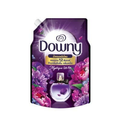 Downy ดาวน์นี่ พรีเมียมเพอร์ฟูม ผลิตภัณฑ์ปรับผ้านุ่ม สูตรเข้มข้นพิเศษ มิสทีค ถุงเติม 1 ลิตร