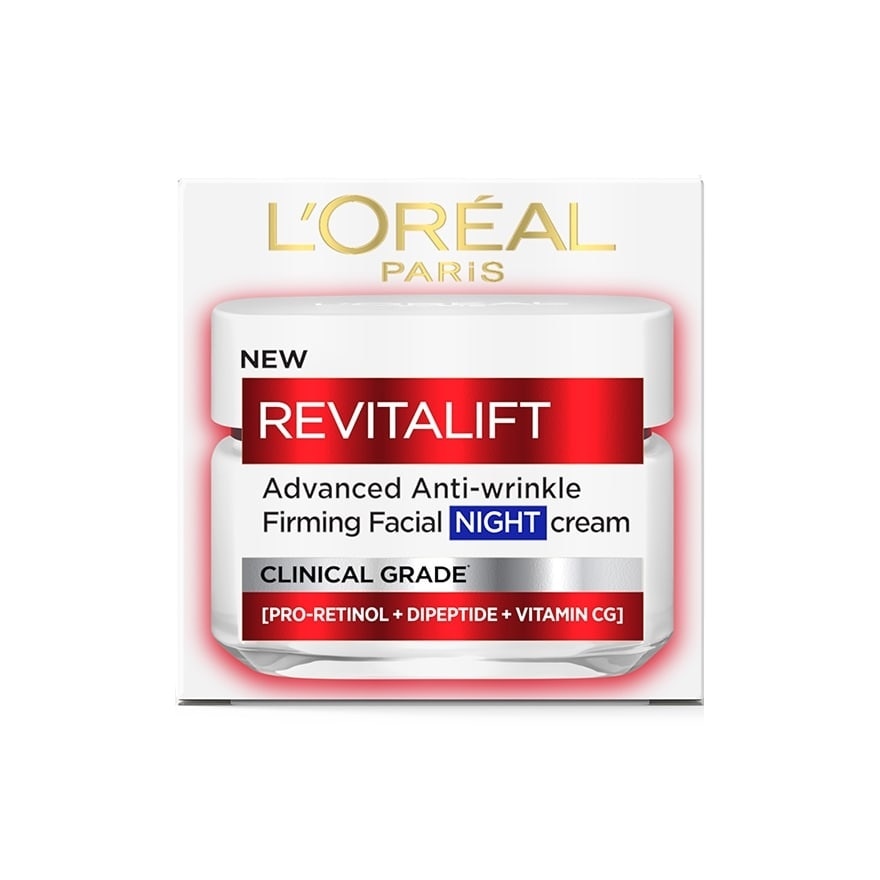 L'Oreal Paris Revitalift Advanced Anti-Wrinkle Firming Night Cream 50 Ml.