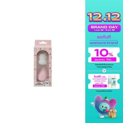 WATSONS วัตสัน Usagyuuun เซ็ตฟองน้ำแต่งน้ำ2ชิ้น. (ซื้อทางออนไลน์ไม่สามารถเลือกลายได้)