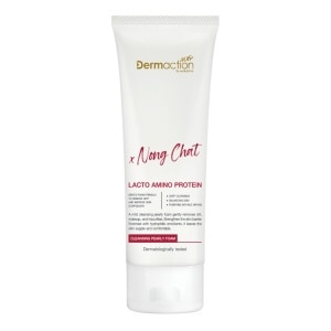 Dermaction Plus By Watsons Lacto Amino Protein Cleansing Pearly Foam 45ml.