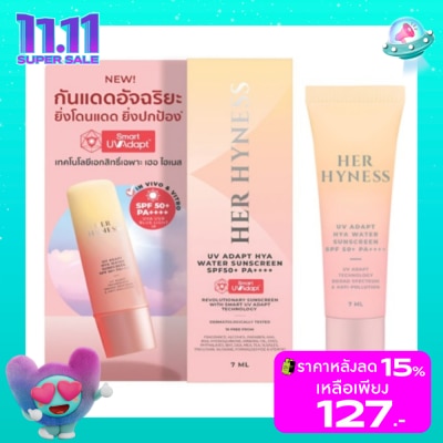 Her Hyness Her Hyness UV Adapt Hya Water Sunscreen SPF50+ PA++++ 7ml.