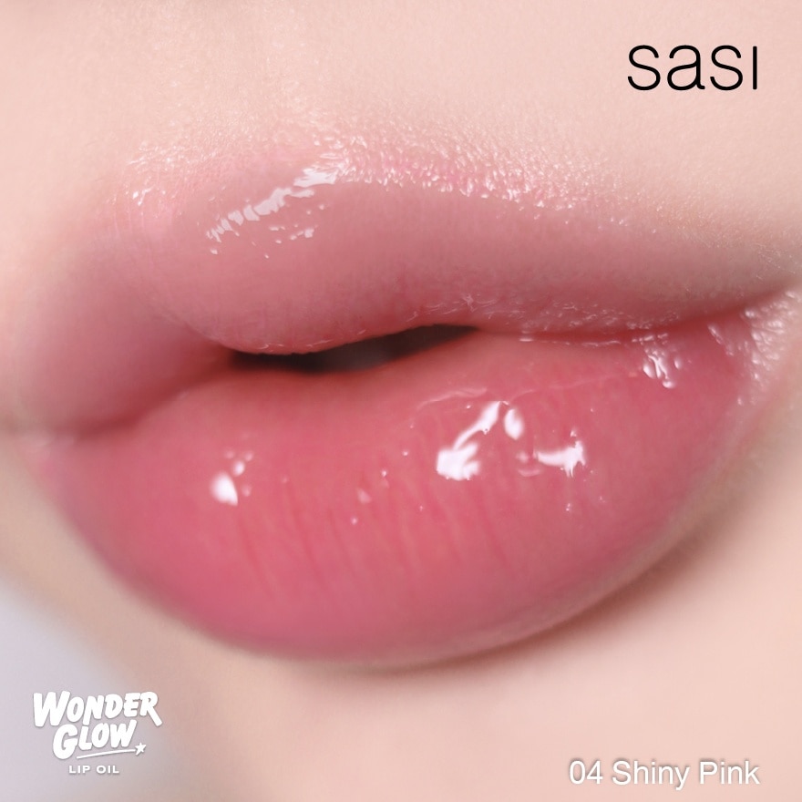Sasi Wonder Glow Lip Oil 4g. 04 Shiny Pink