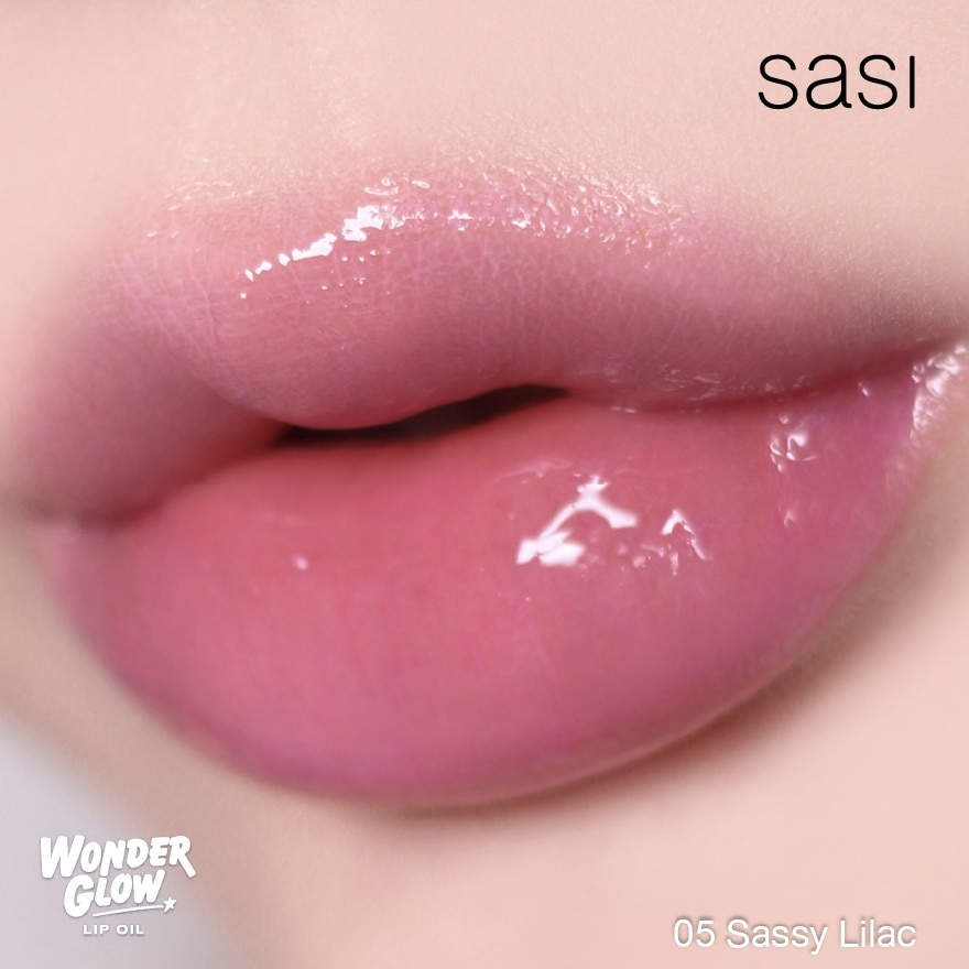 Sasi Wonder Glow Lip Oil 4g. 05 Sassy Lilac