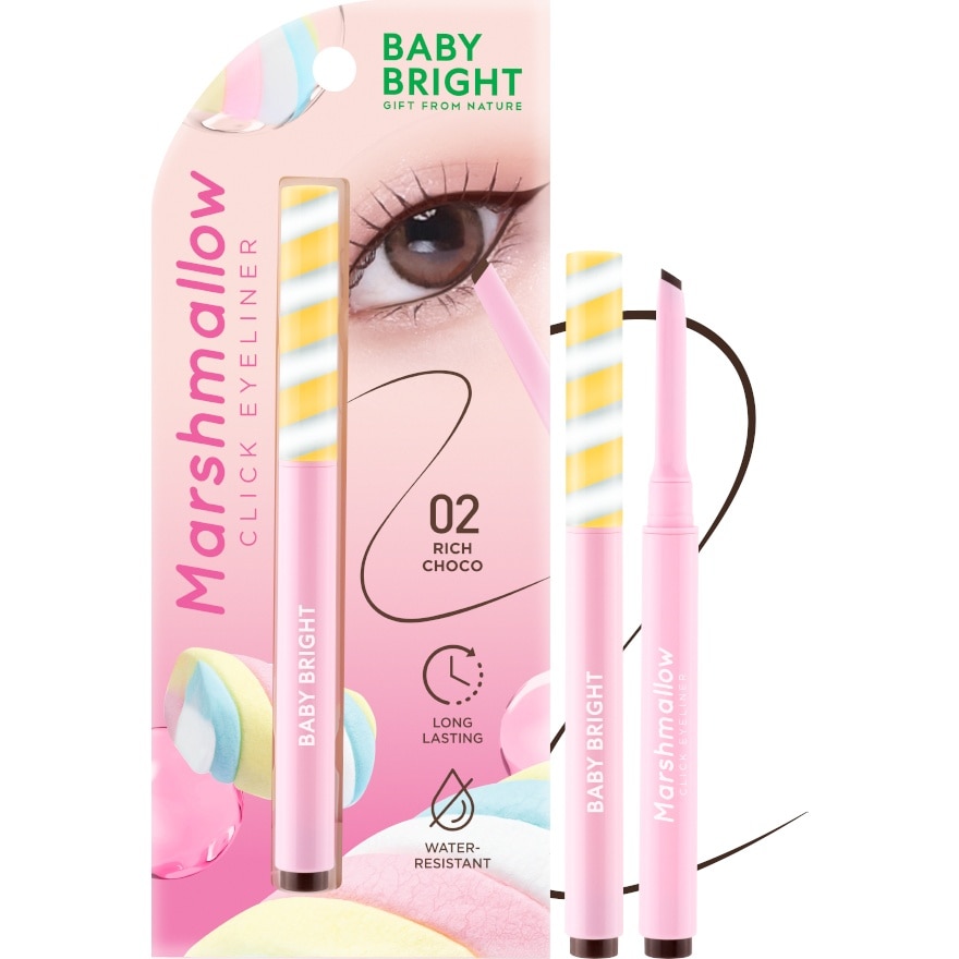 Baby Bright Baby Bright Marshmallow Click Eyeliner 0.1g. 02 Rich Choco