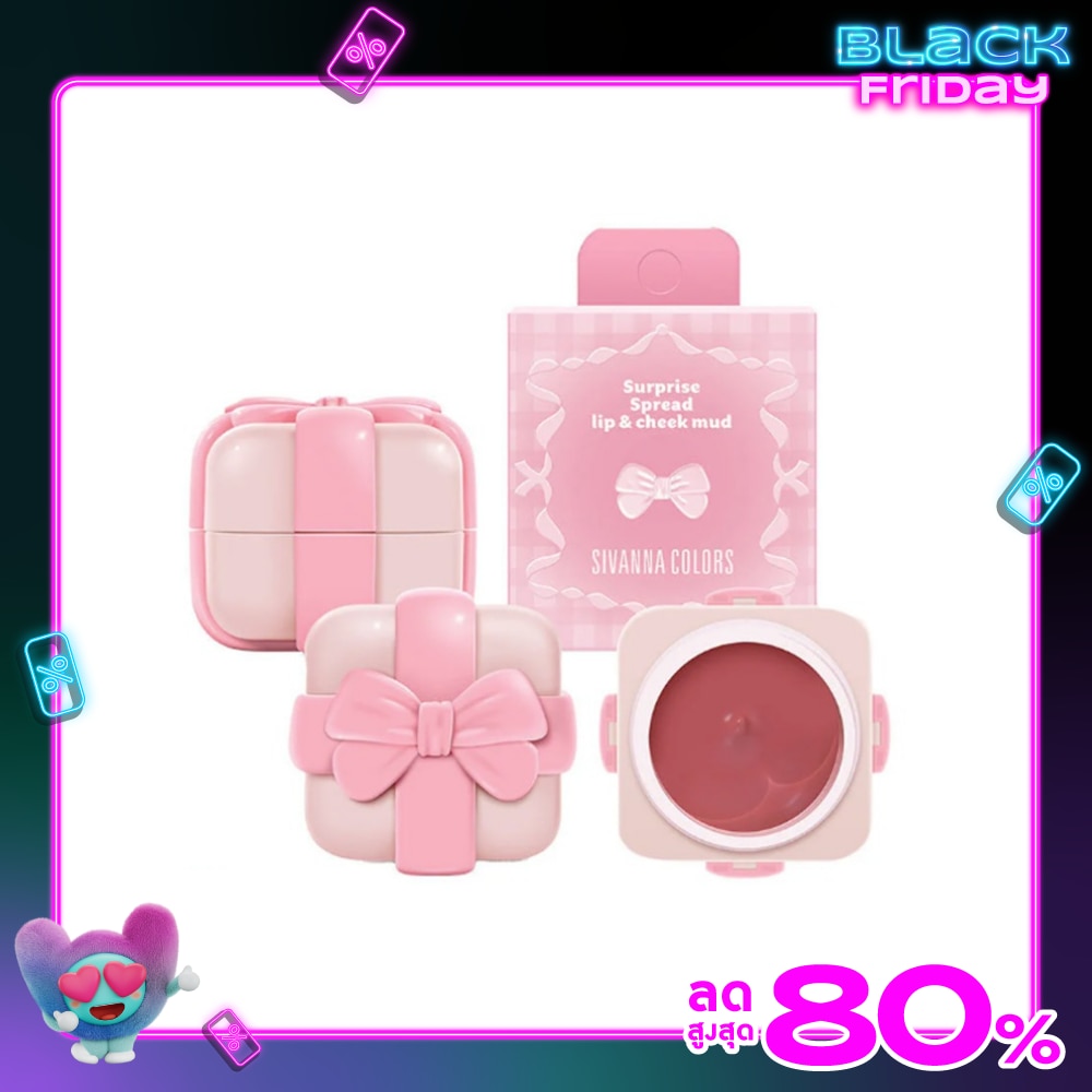 ซีเวนน่า คัลเลอร์ เซอร์ไพรส์ ลิป แอนด์ ชีค มัด 6ก. 01 พิงค์ วิช