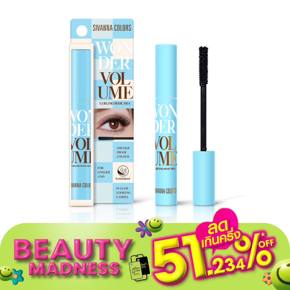 Sivanna Sivanna Colors Wonder Curling Mascara 7g. Black